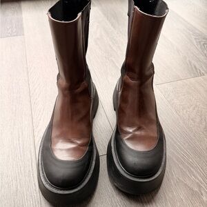 Mango Chelsea Faux Leather Boots